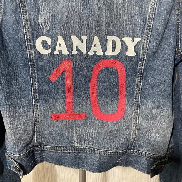 Ashley Vintage Charm · Small · Cotton · Distressed Denim Jacket · New - Picture 6 of 12